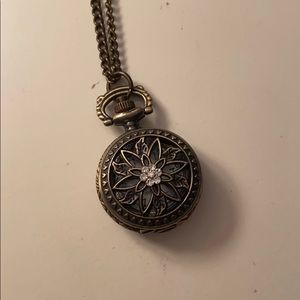 Pocket watch necklace